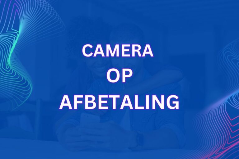 Camera op afbetaling