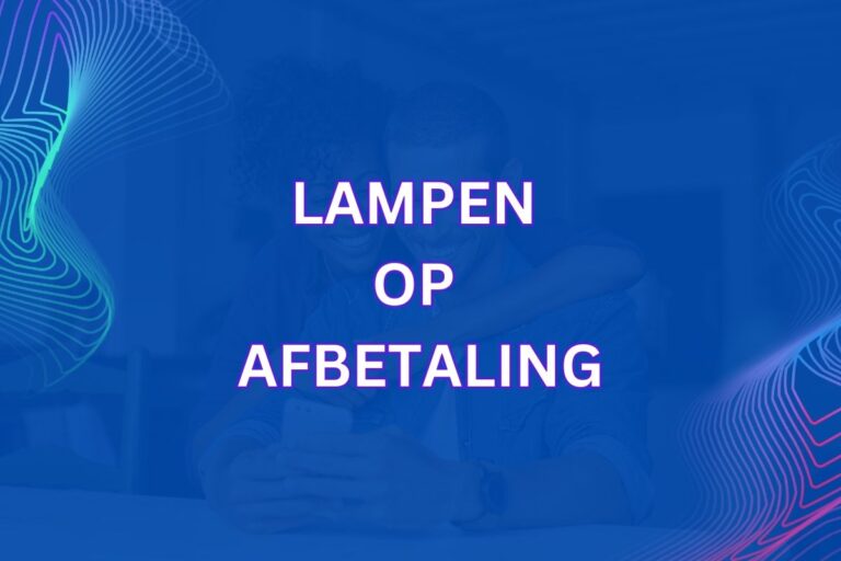 Lampen op afbetaling